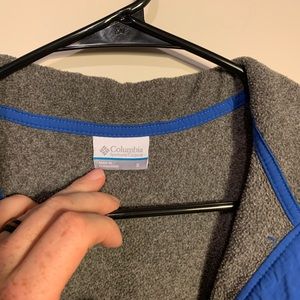 Columbia PFG 1/4 button fleece jacket size small